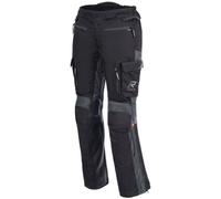 Rukka Madagasca-R Pantaloni tessili moto, nero-grigio, taglia 52