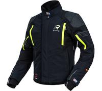 Rukka Shield-R Giacca tessile moto, nero-giallo, taglia 46 per maschi