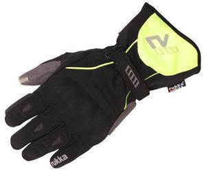 Rukka Virium Gore-Tex Guanti Moto, nero-giallo, taglia S M per maschi