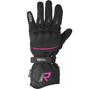 Rukka Virve 2.0 GTX Guanti moto donna, nero/rosa, Taglia 9