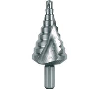 RUKO Punta a gradino HSS 101092 – scanalatura elicoidale, affilatura a croce, 6,5 mm