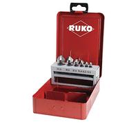 RUKO 102319 - Juego de BIT - Avellanadores cónicos - DIN 335 forma C - HSS 90º. Mango universal porta bits.