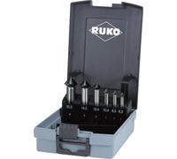 RUKO 102790EPRO Kit svasatori conici 6 parti 6.3 mm, 8.3 mm, 10.4 mm, 12.4 mm,