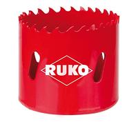RUKO 106076 - Corona perforadora HSS bimetal, dentado variable (76 mm)
