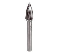 RUKO 116025A - Fresas metal duro para aluminio forma G - SPG Arco en punta (6 x 56 mm)