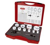 RUKO 126303 - Juego de 10 coronas perforadoras HSS Co 8 - Mantenimiento (Universal)