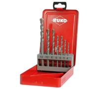 RUKO 205256 - Juego brocas de percusión punta metal duro, 7 pcs.