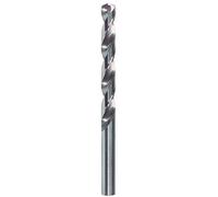 RUKO 214024 - Pack de 10 brocas helicoidales DIN 338, tipo N HSS, fresada-rectificada, con autocentrado (Ø 2,4 mm)