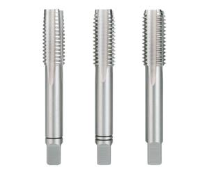 RUKO 246916 - Juego de machos para roscar a mano BSW ~ DIN 352 HSS, rectificados, 9/16"