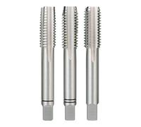 RUKO 246916UNC - Juego de machos para roscar a mano UNC ~ DIN 352 HSS, rectificados, 9/16