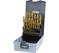 RUKO 250215TRO HSS-G Kit punte a spirale 25 parti 1 mm, 1.5 mm, 2 mm, 2.5 mm,
