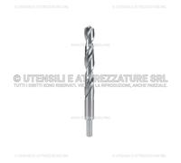 RUKO Punte elicoidali Rullate DIN 338 Tipo N codolo ridotto HSS-R Lucide
