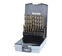 RUKO Set di Punte Elicoidali HSSE-Co5 19 Pezzi 1-10 mm - DIN 338 Tipo VA - Punte per Metallo per Acciaio Inox, Acciaio e Metalli Non Ferrosi