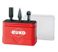Ruko, Set di punte fresatrici in metallo duro, 3 pz. - 116001TC