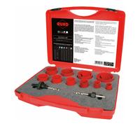 RUKO Set di seghe a tazza HSS bimetallica in valigetta di plastica Quantità:1