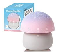 Rukuapid Mushroom Timer da Cucina, Regolabile Manualmente, 60 Minuti, Senza Batteria, Timer a Breve Termine, Temporizzatore Tavolo per Bambini, Strumenti di Gestione del Tempo per Cucina, Aula Grigio
