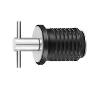 Rukurmo Tappo di Scarico per Barche Marine Vite con Impugnatura Un T Tappo di Scarico nel Gomma Regolabile, 19 Mm