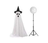 Rulbelok 2. Luci per Feste a Forma Zucca Halloween con Telecomando, da Esterno per Giardino, Decorazione, Cortile Design a Risparmio energetico
