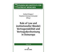 Rule of Law und institutioneller Wandel (Copertina rigida)