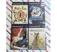 RULE OF ROSE + LEGEND OF SAYUKI + MAGNACARTA + BUJINGAI - PS2 UK ENG NEW SEALED