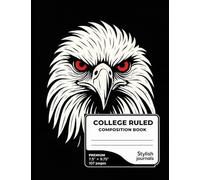 Ruled Line Notebook - Classic Lined Journal for Writing, School, and Office Notes (7.5 x 9.75 inches)