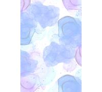 Ruled Notebook | 200 page lined notebook | 6" x 9": Blue Astract Notebook - 200 Lined Page Journal Notepad, Hardback, 6 x 9 inch Lined Notebook with ... School, Students, College, University, Office