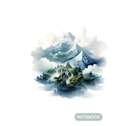 Ruled Notebook, 6x9 Inches, 180 Pages: For College, School, Work, Office, Hobby, Sketching, The Temple On The Mountain Cover Image