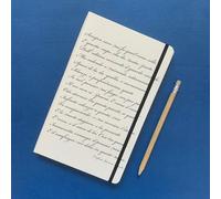 Ruled Notebook - Taccuino a righe, chiusura con elastico e tasca interna Giacomo Leopardi " L'infinito". (EL838)