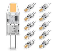 RuLEDne G4 LED Lampada 1W - 1.5W LED Lampada a sospensione 120 Lumen 2700K, AC/DC 12V G4 Mini Lampada a sospensione 10W 15W Halogenbulb Nicht Dimmbar Kein Flackern 10er Pack