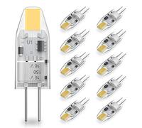RuLEDne Lampadina LED G4, 1W, 1,5W, 120 lumen 4000K, luce bianca neutra, AC/DC 12V G4 mini lampadina equivalente 10W, 15W, lampadina alogena, non dimmerabile, senza sfarfallio, confezione da 10 pezzi