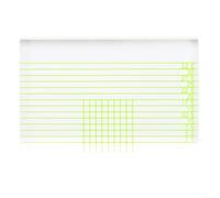 Ruler per misurare l'allineamento del giradischi in vinile per una regolazione e un allineamento precisi della cartuccia