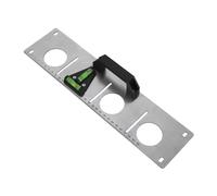 Rulero In Acciaio Inossidabile - Filo A Filo Scanalato Fori In Acciaio Inossidabile Gadget | Misurare Lo Strumento Con Righello Di Livellamento Del Taglio Delle Outlet Per Falegnami, Carpenteria,