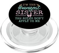 Rules Don't Apply to Me Youngest Adult 3 Sisters Matching PopSockets PopGrip per MagSafe