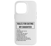 Rules For Dating My Daughter Novelty Graphic Cool Designs Custodia per iPhone 14 Pro Max