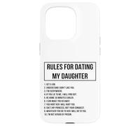 Rules For Dating My Daughter Novelty Graphic Cool Designs Custodia per iPhone 15 Pro