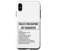 Rules For Dating My Daughter Novelty Graphic Cool Designs Custodia per iPhone XS Max