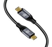 RULGOI Cavo USB C 240W 2M, Cavo USB Tipo C PD 3.1 48V 5A USB-C to USB-C Fast Charger Cable 100W Nylon Braided Compatibile con iPhone 15, Gaming Laptop, MacBook, Chromebook, Surface Pro, Smartphone