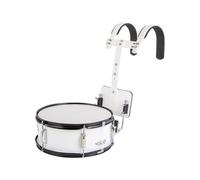 Rullante da marcia, telaio posteriore in alluminio per rullante regolabile, set di strumenti musicali a percussione, per esibizioni della banda musicale scolastica (Color : Black, Size : 12 Inch)