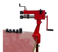 Rullatrice manuale for perline, formatrice for crimpare lamiera da 7 pollici con da 0,8 mm con 6 matrici for la formazione di flange del bordo del condotto