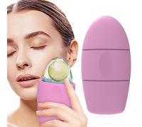 Rulli di ghiaccio per il viso, riutilizzabili, prova di perdite, in silicone, per crioterapia, per la cura della pelle, per massaggio della pelle del viso e del collo, rulli di ghiaccio per gonfiore