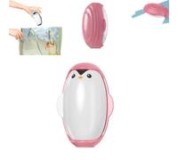 Rulli di lanugine riutilizzabili a forma di pinguino per peli di animali domestici rullo lanugine portatile portatile per viaggi a casa palla a rullo super appiccicoso per capelli