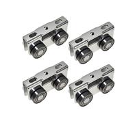 Rulli di Montaggio per Carrello A 4 Ruote, Carrello A Rulli Stabile e di Carico per Paranco Elettrico, Adatto per 1-5/8 Pollici di Larghezza e PiÃ¹