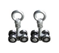 Rulli di montaggio per carrello silenzioso a 4 ruote, carrello a quattro cuscinetti, Unistruts alti,