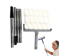 Rulli di pittura - Kit di pittura di applicatore comodo per mobili, decorazione d'interni con di prolunga, rullo di vernice per muro, soffitto, progetti artistici, miglioramento della casa, 68.1i