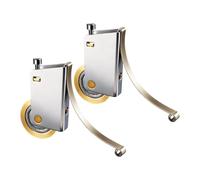 Rulli di ricambio per porta del patio, hardware scorrevole per cancello, ricambio per rulli per porte scorrevoli da 30 mm, materiale in acciaio inossidabile per una mobilità duratura e un supporto