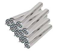 Rulli di Supporto per Nastri trasportatori in Acciaio Inox - Set da 11 Pezzi, rulli Du Coyote Resistenti da 18, 24, 28, 33 e 36 Pollici di Lunghezza, Adatti per recinti per Cani e Gatti e ma