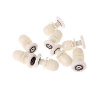 Rulli for porta della doccia da 8 pezzi Guide for ruote Pulegge Cursori eccentrici 20mm 25mm Diametro (Size : 25mm)