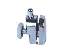 Rulli for porta doccia | Rulli for porta doccia scorrevole da bagno: confezione da 4 ruote di ricambio(23 Lower Part Big)