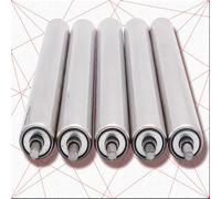 Rulli guida commerciali non alimentati, confezione da 5 rulli trasportatori, diametro 1"-2,4", lunghezza 400 mm (diametro 50 mm L 1000 mm), rulli scorrevoli resistenti per movimentazione e trasporto