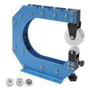 Rulli metallici per rame e alluminio, profondità della gola da 30,5 cm, ingresso di alimentazione regolabile, design da banco, strumenti di formatura a rulli resistenti per lavorazione dei metalli di